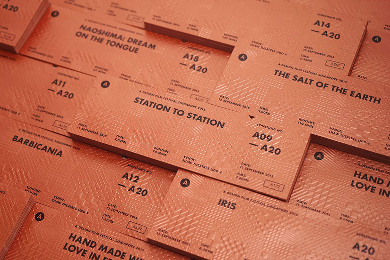 A Design Film Festival 2015 Tickets and Collateral