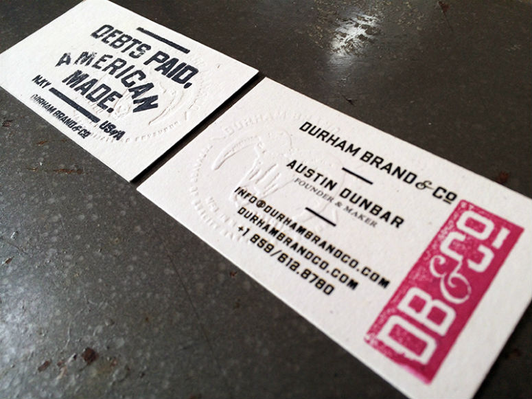 Durham Brand & Co. Business Cards