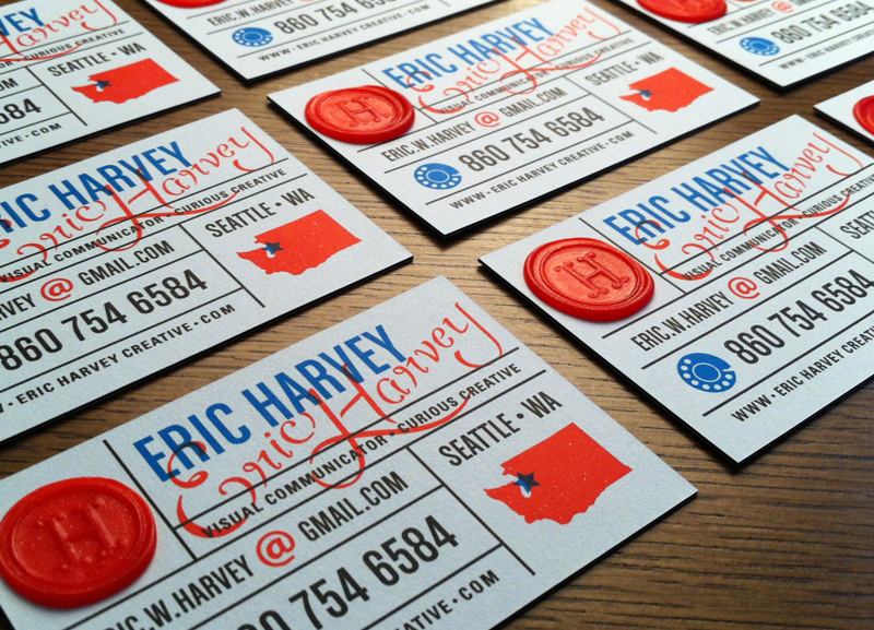 Eric Harvey Business Cards