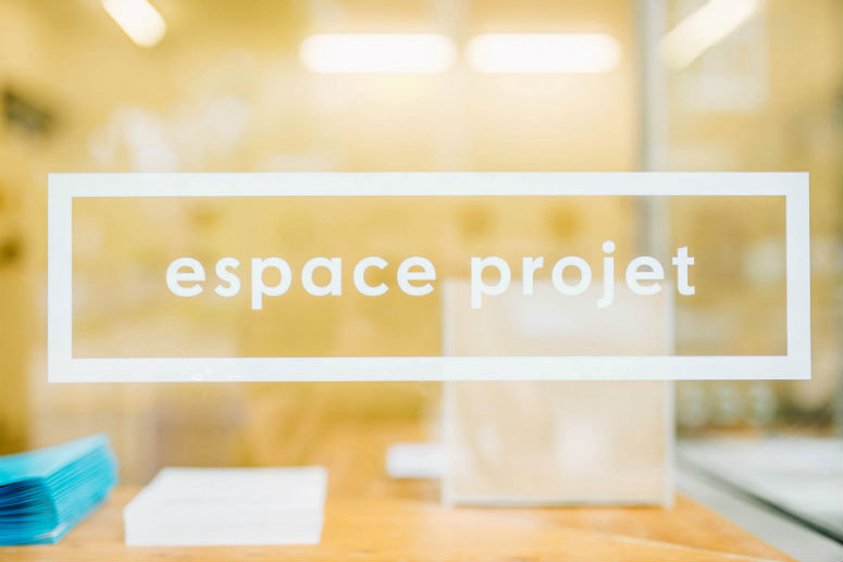 Espace Projet Gallery Identity Materials and Signage