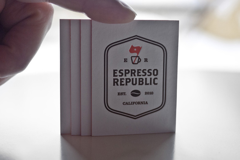 Espresso Republic Business Cards