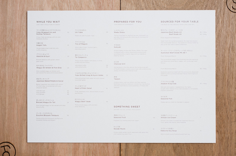 Fat Cow Restaurant Menu and Collateral  