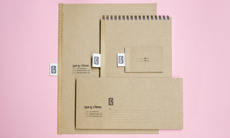 Gary Chew Branding and Stationery Items Design