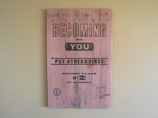 Holmberg Wooden Poster Series