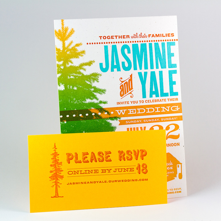 Jasmine & Yale Wedding Invitation