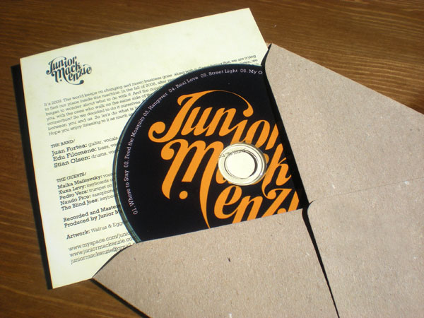 Junior Mackenzie CD Packaging