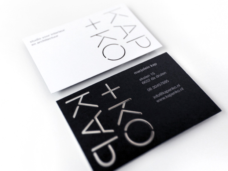 Identity Studio Kap+Ko Business Cards