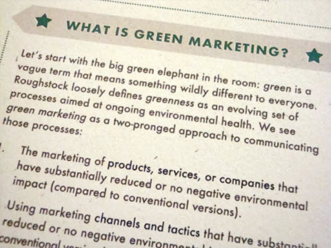 Keeping It Real Green Brochure