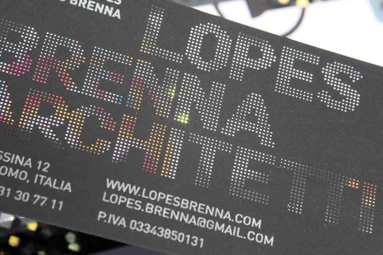 Lopes Brenna Architetti Business card