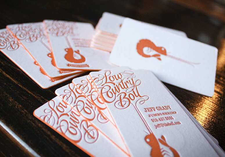 Low Country Boil Business Cards