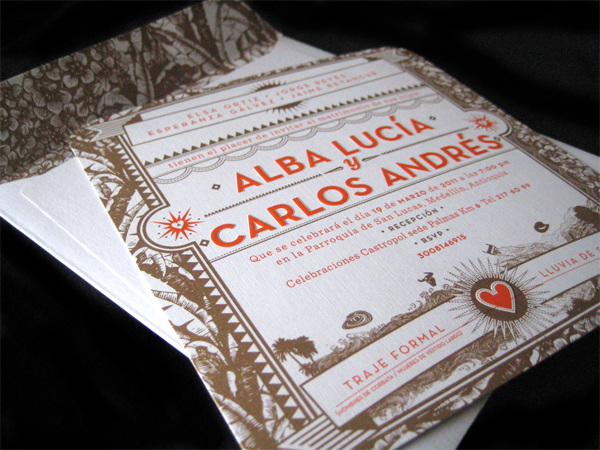 Alba y Carlos Wedding Invitation