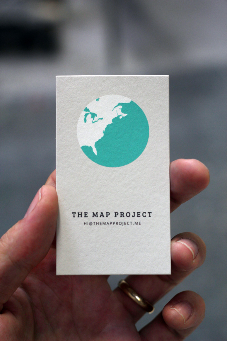 The Map Project Business Cards