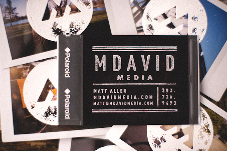 M David Media Business Card