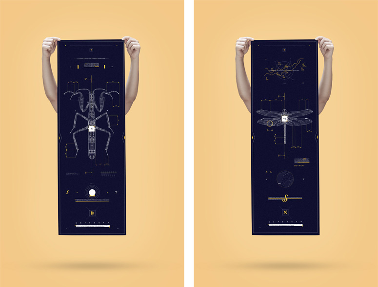 Mechanical Insects Posters