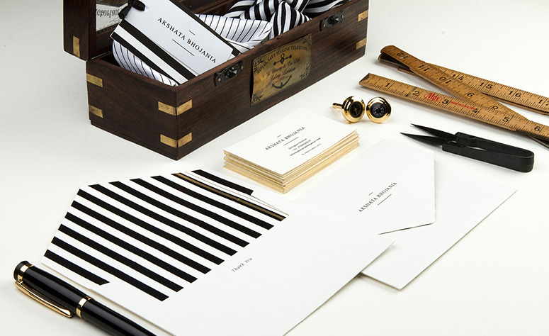 Menswear Stationery Collaterals