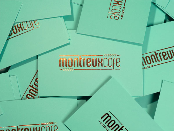 Montreux Cafe Identity System