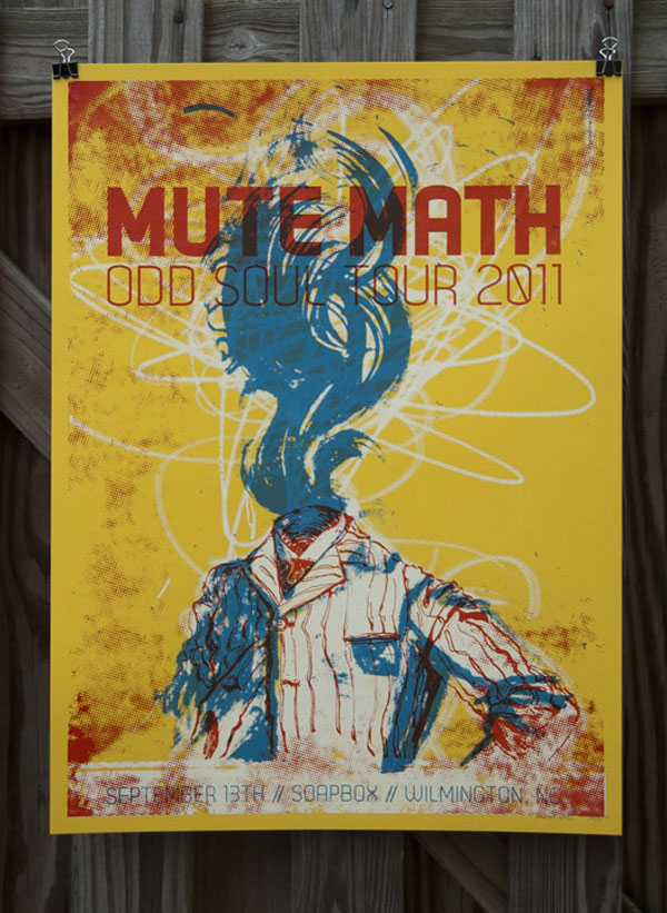 Mute Math Gig Poster