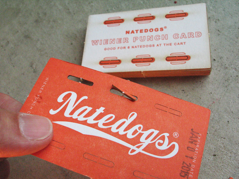 Wiener Punch Card for Natedogs
