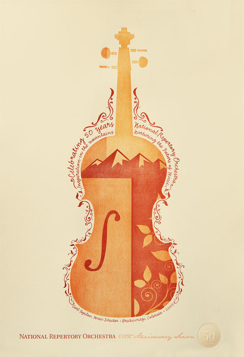 The National Repertory Orchestra Poster