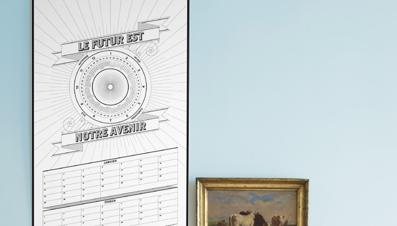 Papier Tigre Perpetual Wall Calendars
