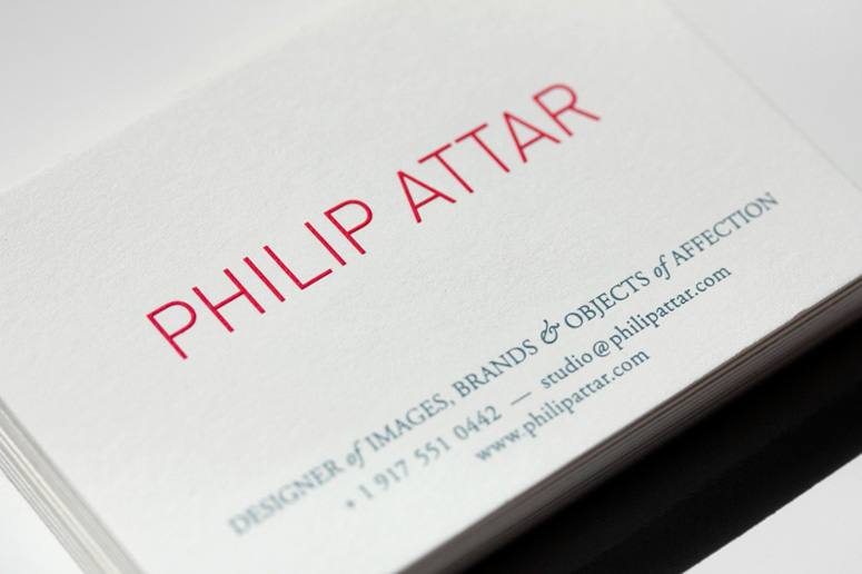 Philip Attar Business Cards