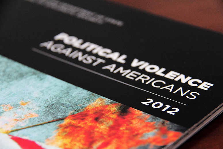 Political Violence Against Americans Anniversary Edition Brochure