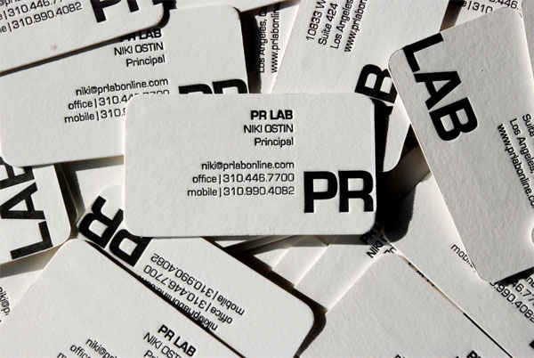 PR Lab Business Card