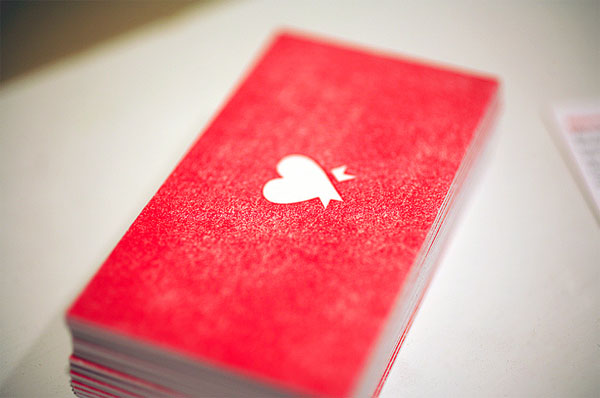 Ribbons of Red Business Card