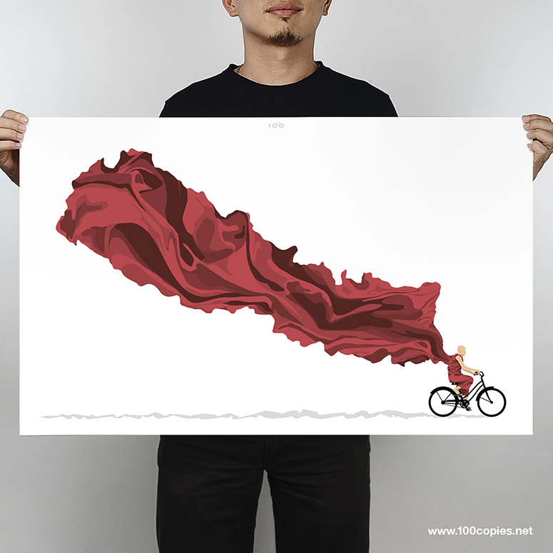 Ride On, Nepal (Fundraising Print)