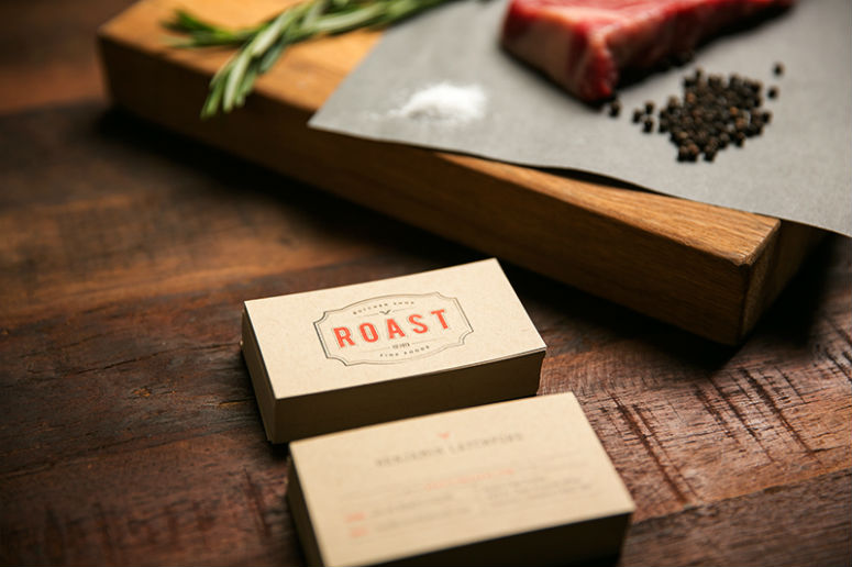 Roast Fine Foods Identity Materials