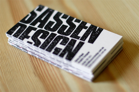 Sassen Design Business Card