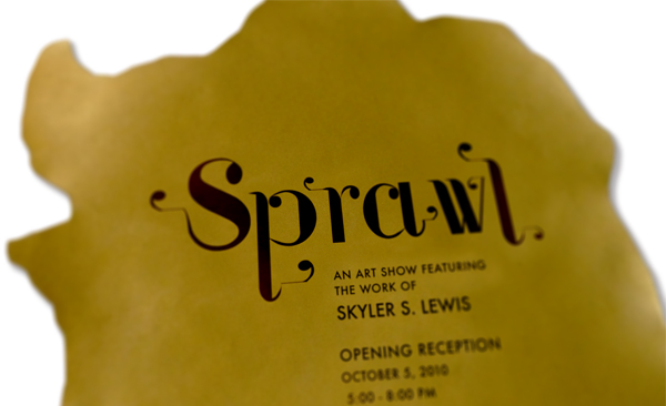 Sprawl Exhibition Poster