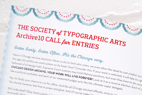 The Society of Typographic Arts Call For Entries