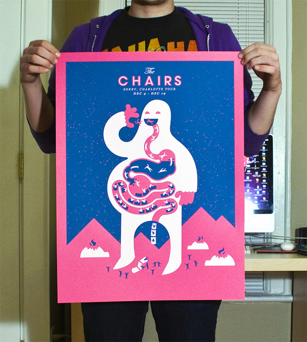 The Chairs Gig Poster