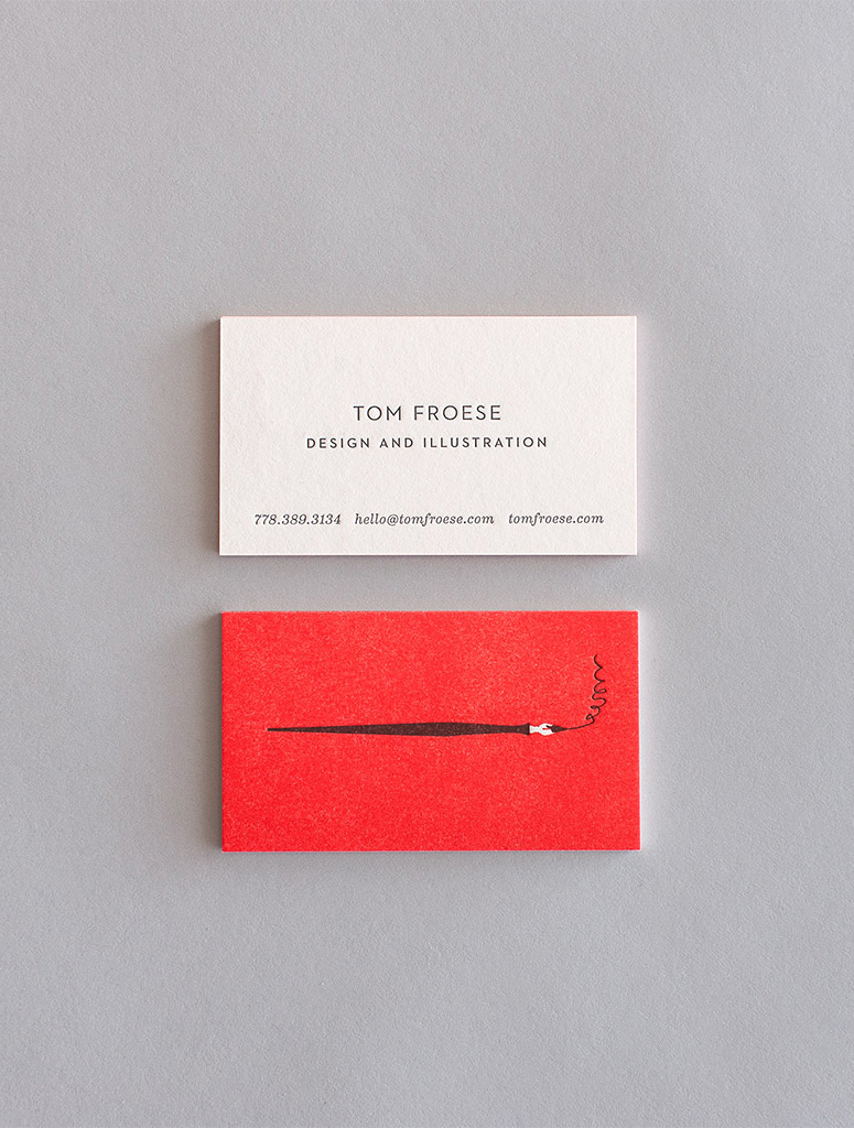 Tom Froese: Personal Stationery