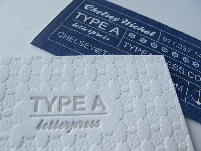 Type A Press Business Card