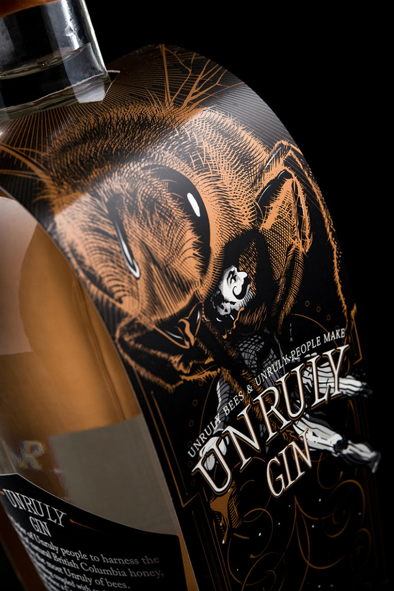 Unruly Gin/Vodka Packaging