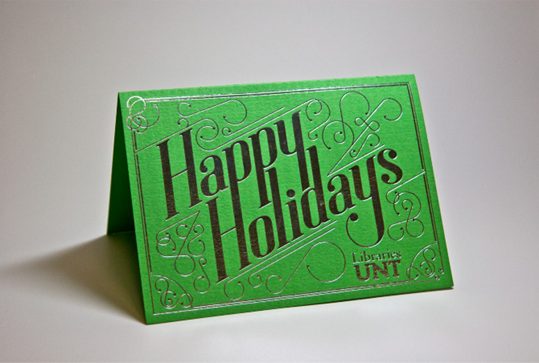 University of North Texas Libraries Christmas Card