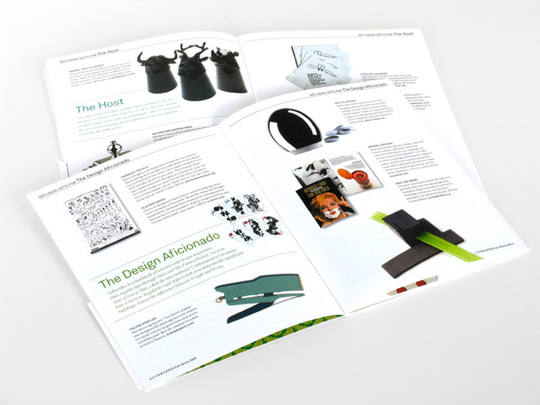 Unwrapped: Not Usual Gift Ideas Brochure 