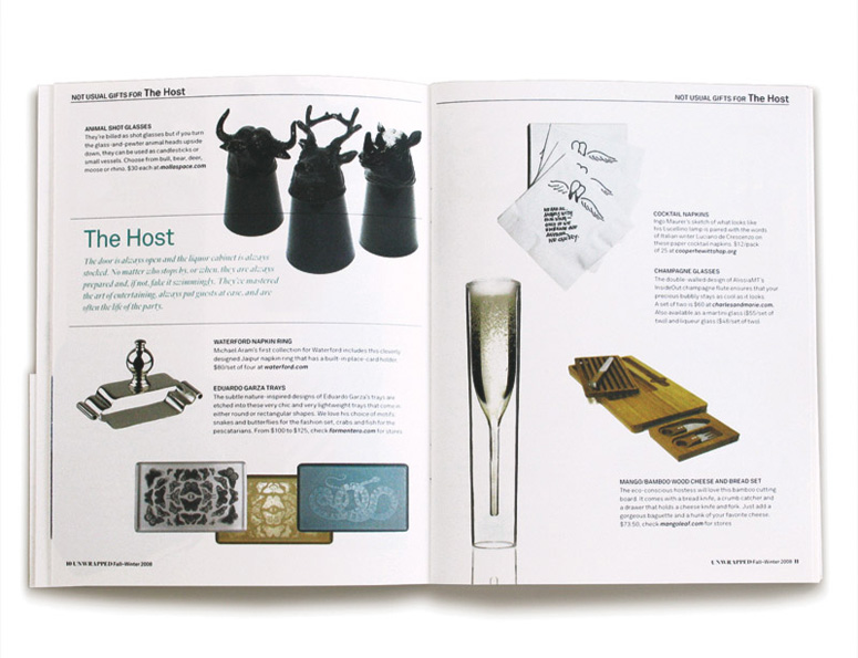 Unwrapped: Not Usual Gift Ideas Brochure 