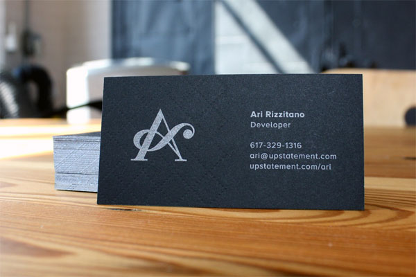 FPO: UpStatement Business Cards