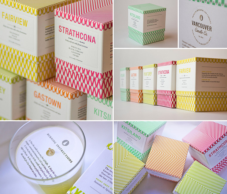 Vancouver Candle Co. Soy Candle Packaging 