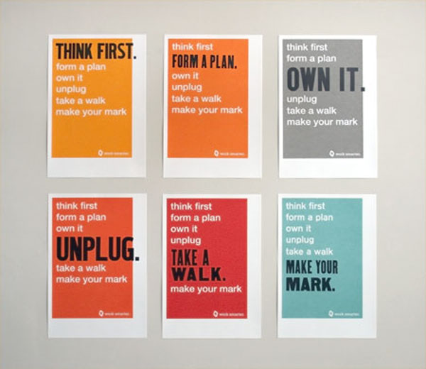 Work Smarter Poster Series