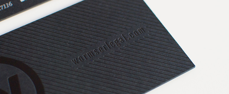Wormser Legal Business Cards