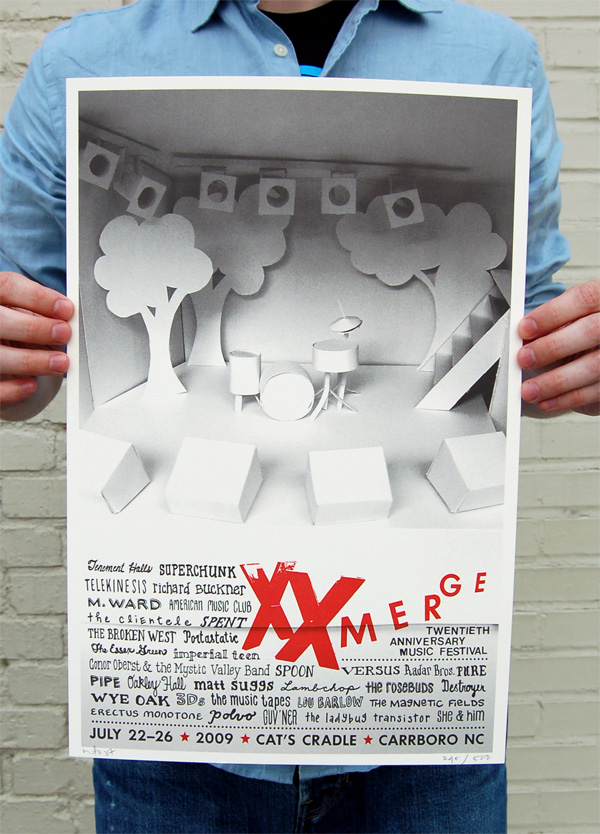 XX Merge Festival Poster